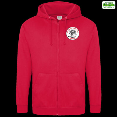 H-DCDK Dame Hættetrøje med lynlås 1 Thumbnail